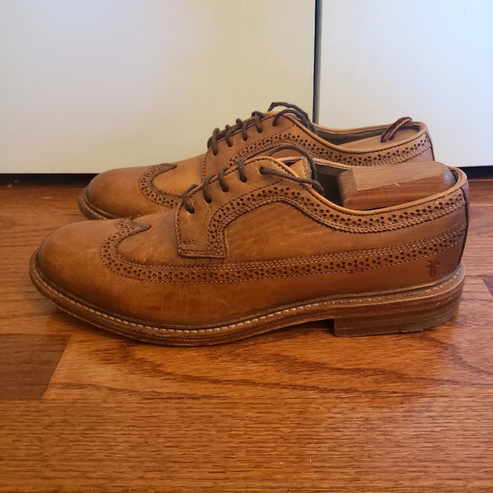 Frye James Wingtip Shoes Brogues Oxfords (Men's 8.5)